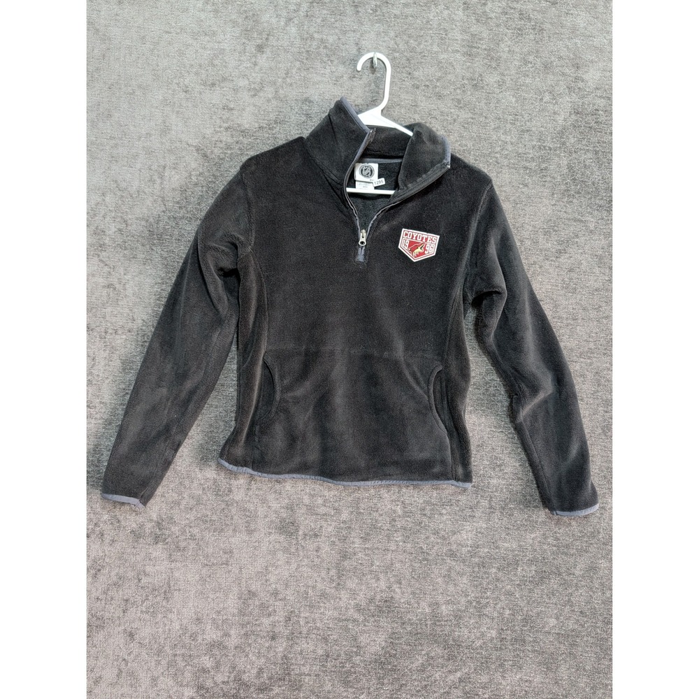 NHL Arizona Coyotes Fleece Quarter Zip Pullover Gray Small 1295